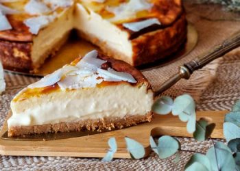 Clara P. Villalón crea en exclusiva con los quesos de la DOP Queso Camerano la tarta de queso más irresistible