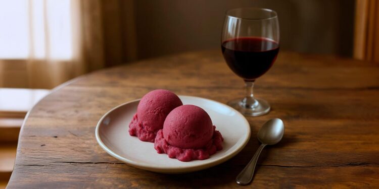 helado diabéticos vino