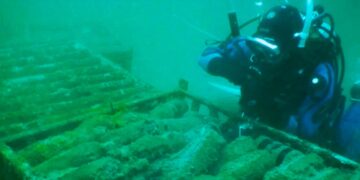 Vino patagónico envejecido bajo el mar